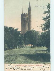 Pre-1907 WATER TOWER AT PARK Cincinnati Ohio OH H4220
