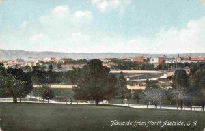 Adelaide View from North Adelaide South Australia 1910c postcard