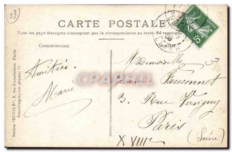 Vichy Old Postcard Le Pavillon Sevigne