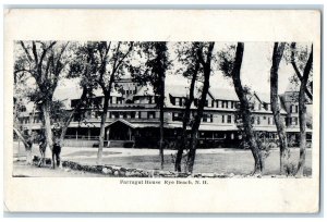1914 Farragut House Exterior Building Rye Beach New Hampshire Vintage Postcard