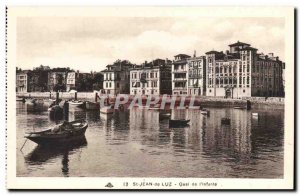 Saint Jean de Luz Old Postcard Quai de l & # 39infante