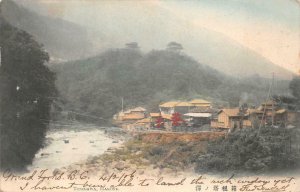 TONOSAWA HAKONE JAPAN CANADA TO USA POSTCARD 1906