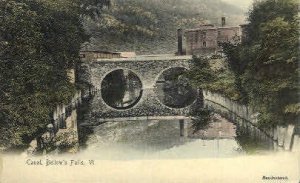 Canal  - Bellows Falls, Vermont VT Postcard