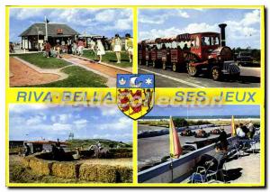 Postcard Modern Riva Bella His golf games now sort karting club