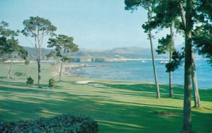 USA 18th Hole Pebble Beach California Overlooking Carmel Bay 03.77