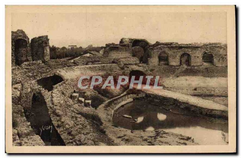 Postcard Old Stone Provence landscapes and the Arenes Frejus