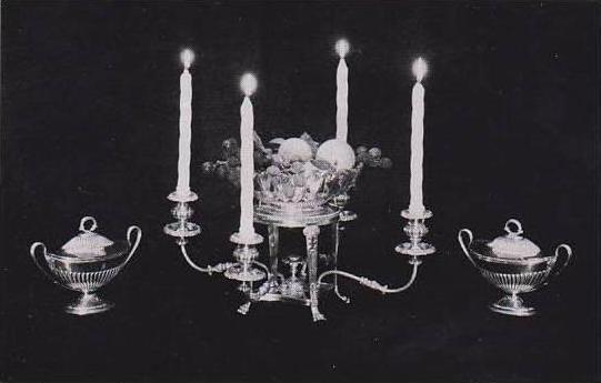 Kentucky Shelbyville Sheffield Chandelier and Sauce Tureens Wakefield-Scearce...