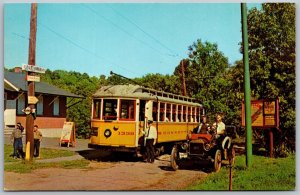 East Haven CT Branford Trolley Museum Connecticut Company Street Car Postcard