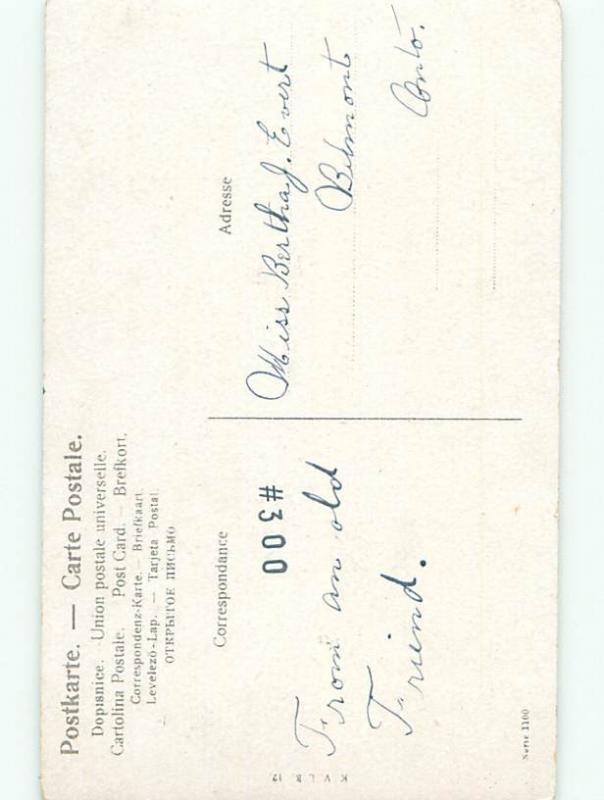 Divided-Back PRETTY WOMAN Risque Interest Postcard AA8445