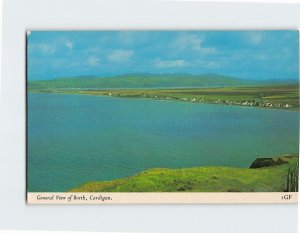 Postcard General View of Borth, Wales