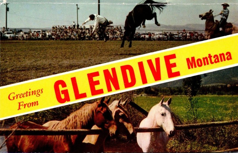 Montana Greetings From Glendive