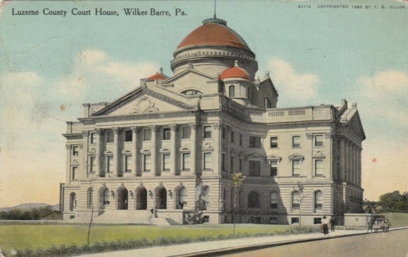 WILKES-BARRE , Pennsylvania, 1909; Luzerne County Court House