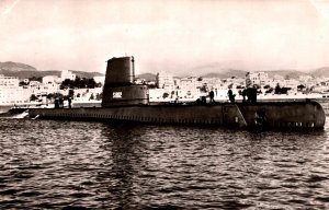 Submarine Hr Ms Onderzeeboot Walrus Vintage RPPC 09.83