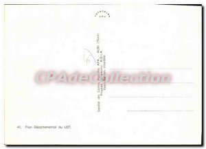 Postcard Modern dpartemental map Lot