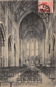 BR78168 liege interieur de la cathedrale belgium