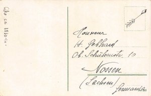 Italy 1926 Genova Genoa Monument Vittorio Emanuele statue vintage postcard