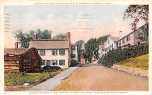 Leyden Street in Plymouth, MA First Street in New England