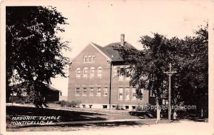 Masonic Temple - Monticello, Iowa IA  