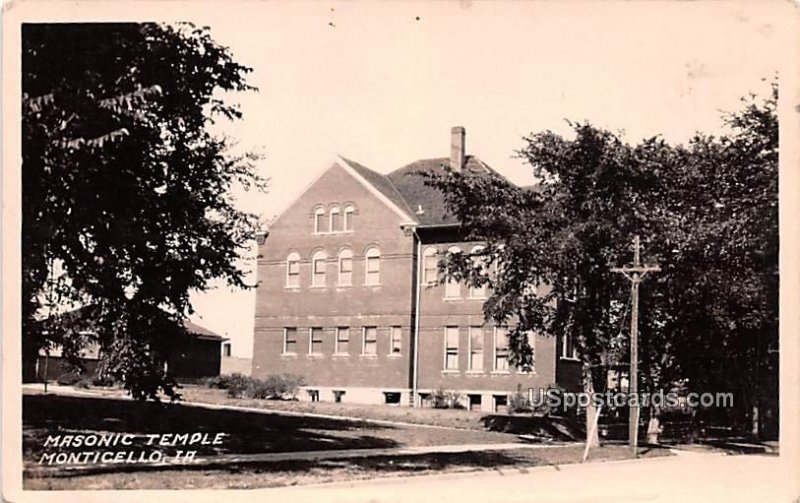 Masonic Temple - Monticello, Iowa IA