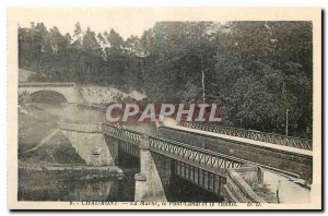 Old Postcard Chaumont La Marne Canal Bridge and Tunnel