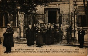 CPA PARIS 18e Montmartre. Consecration du Sacre-Coeur (574413)