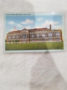 Antique/Vintage Postcard, Central Catholic High School, Toledo, Ohio