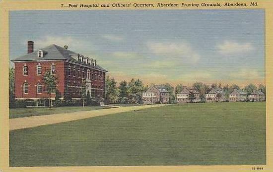 Maryland Aberdeen Post Hospital And Officers Quarters Aberdeen Proving Grounds