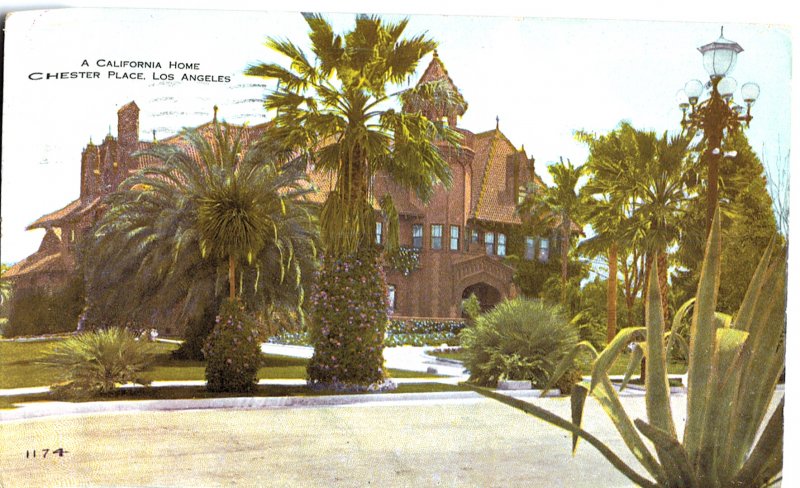 1174 - A California Home, Chester Place, Los Angeles