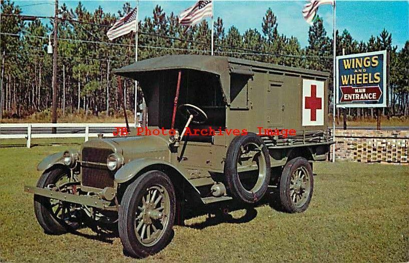 SC, Santee, South Carolina, Wings & Wheels Museum, 1918 GMC Ambulance