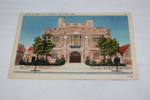 School of Drama Yale University New Haven Connecticut Postcard Tichnor Brothers