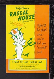 Rascal House Restaurant,Miami Beach,FL Postcard BIN 