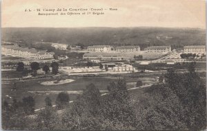 Camp de La Courtine Creuse Mess Baraquement des Officiers Military Postcard C167
