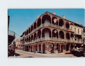 Postcard Lace Balconies  700 Royal Street New Orleans Louisiana USA