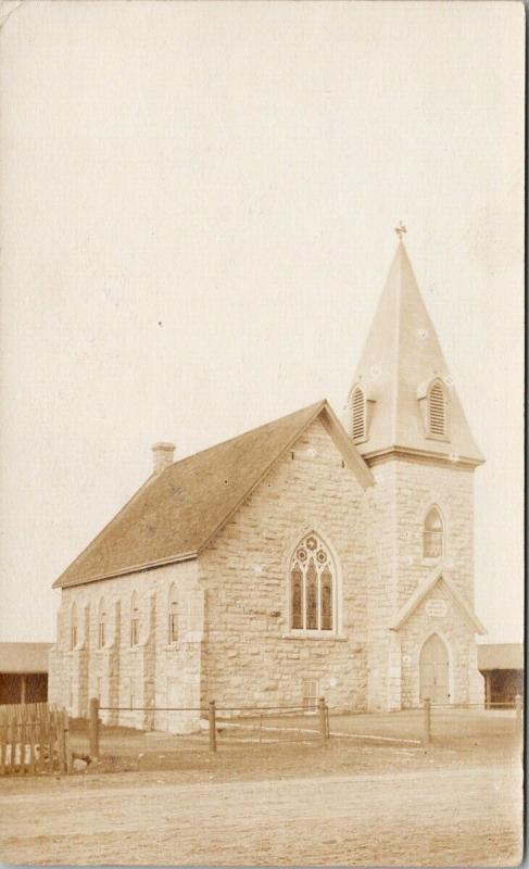 Church Sheffield Ontario ON Real Photo Postcard D86