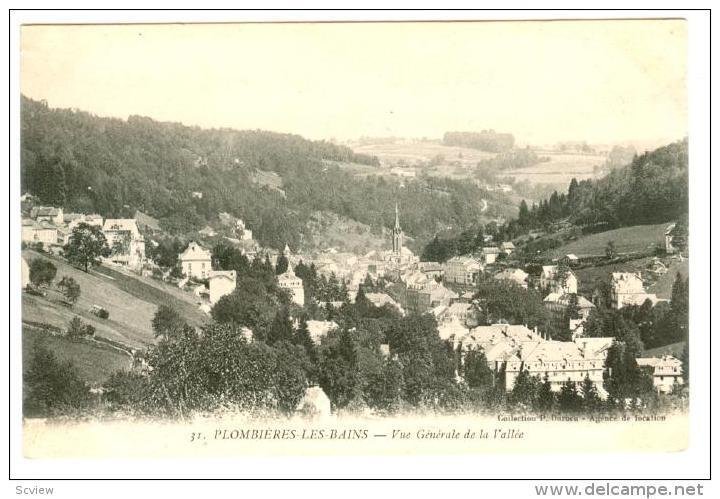 Plombières-les-Bains , France , 00-10s ; Vue generale de la Vallee