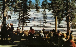 Skiing Resort SNOW VALLEY Running Springs San Bernardino c1950s Vintage Postcard