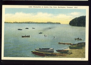 Burlington, Vermont/VT Postcard, Lake Champlain At Queen City Park