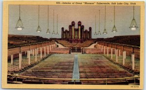 M-58478 Interior of Great Mormon Tabernacle Salt Lake City Utah