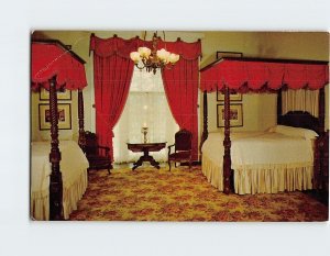 Postcard Red Bedroom, Stanton Hall, Natchez, Mississippi