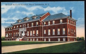 New York NORTH TONAWANDA De Graff Memorial Hospital - Divided Back