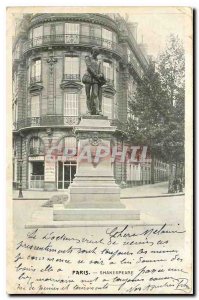 Old Postcard Paris Shakespeare