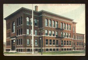 Providence, Rhode Island/RI Postcard, Webster Street Grammar School