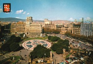 Postcard Catalona Square Modern Elegant Hotel Catalonia Square Barcelona Spain