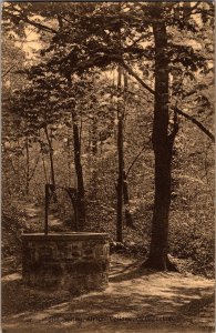 Water Well, The Spring, Union College, Schenectady NY c1908 Vintage Postcard R53