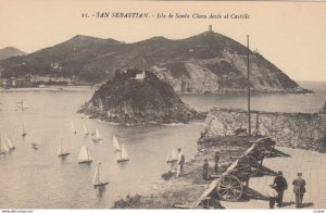 SAN SEBASTIAN , Spain,  1901-07 ; Isla de Santa Clara deside ei Castillo