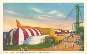 Chicago World's Fair Food Products & Ag Bldg American Colortype Postcard X168
