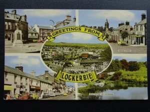 Scotland LOCKERBIE 5 Image Multiview c1960s Postcards by M&L National Series