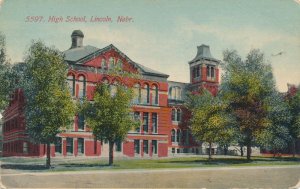 Lincoln NE, Nebraska - High School - pm 1911 - DB
