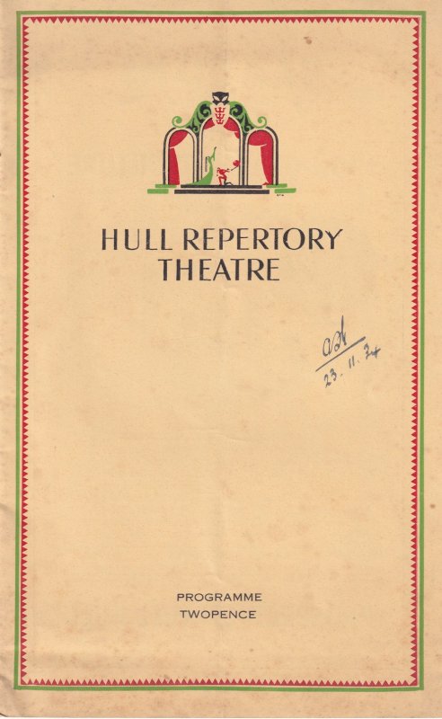 The Maitlands Ronald Mackenzie Hull Yorkshire 1934 Theatre Programme