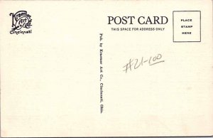 Postcard ROAD SCENE Cincinnati Ohio OH AM1548